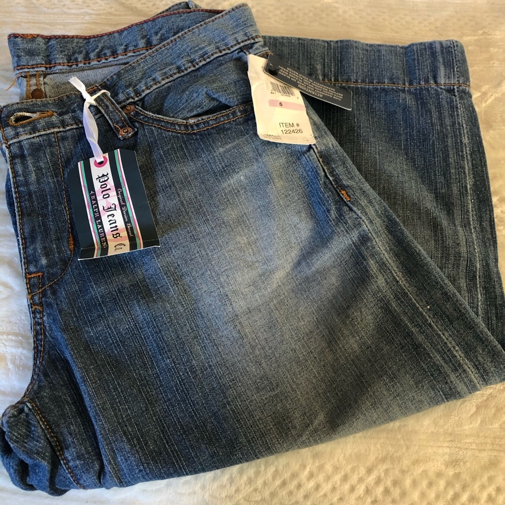 Ralph Lauren Polo Jeans Denim Gauchos Size 6